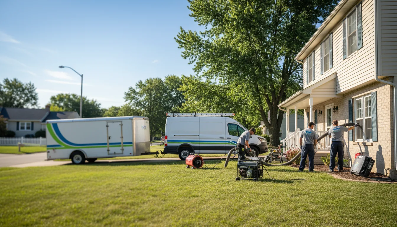 Flooded Basement Restoration And Cleanup With Repair in Vossburg, MS near me